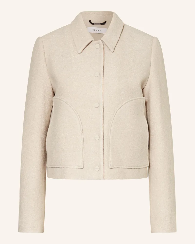 COMMA Kastenjacke Creme