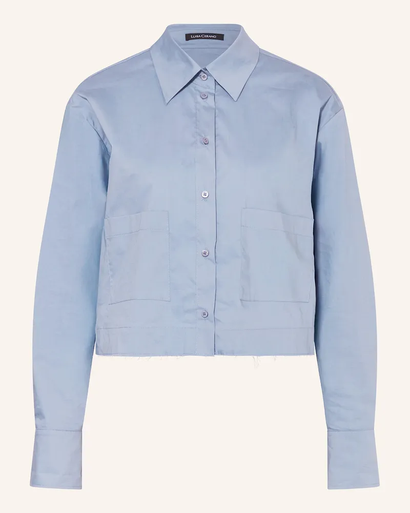 Luisa Cerano Hemdbluse blau Blaugrau