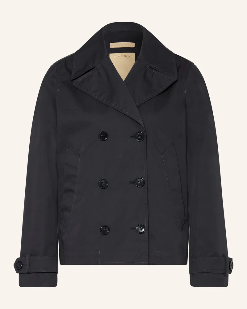 Woolrich Cabanjacke blau Dunkelblau