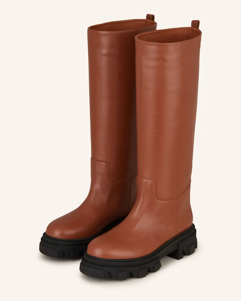 Gia Borghini Plateau-Stiefel PERNI 07 Braun