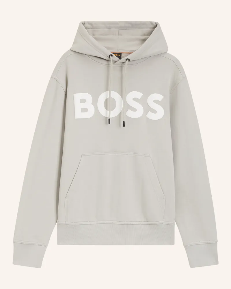 HUGO BOSS Hoodie Webasic grau Hellgrau