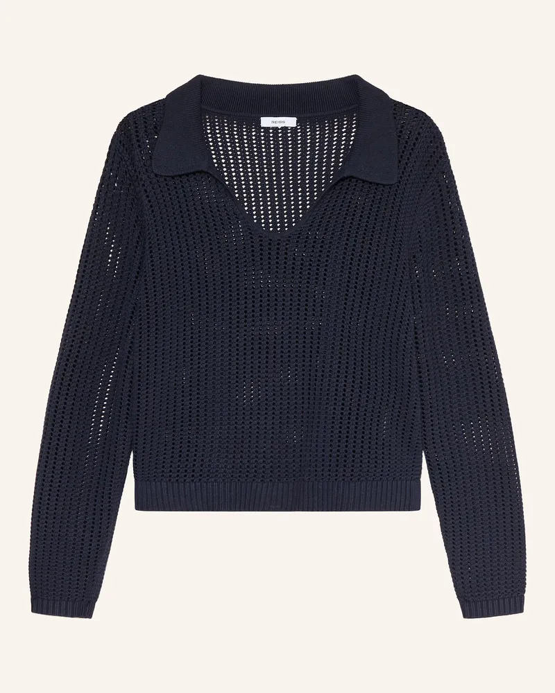 Reiss Pullover blau Dunkelblau