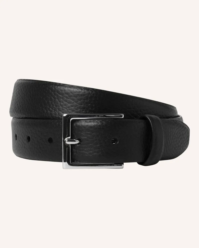 Hackett Gürtel 32mm Pebble Belt schwarz Schwarz