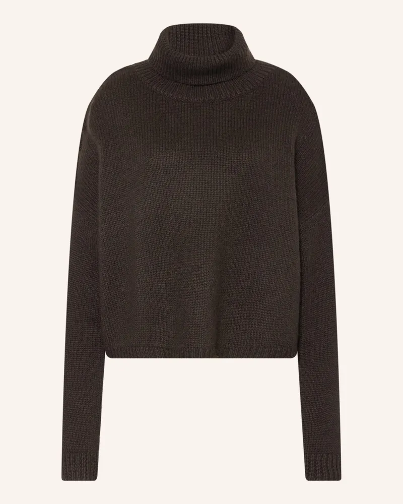 Lisa Yang Rollkragenpullover Zerlina Aus Cashmere braun Dunkelbraun