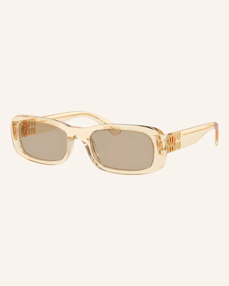 Miu Miu Sonnenbrille Mu 08zs beige Sand