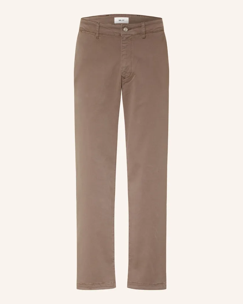 NN 07 Chino Angus Regular Fit braun Taupe