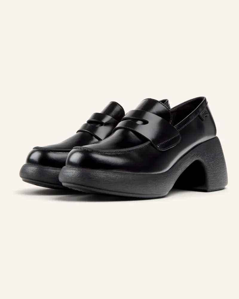 Camper Mokassins THELMA II TWINS Schwarz