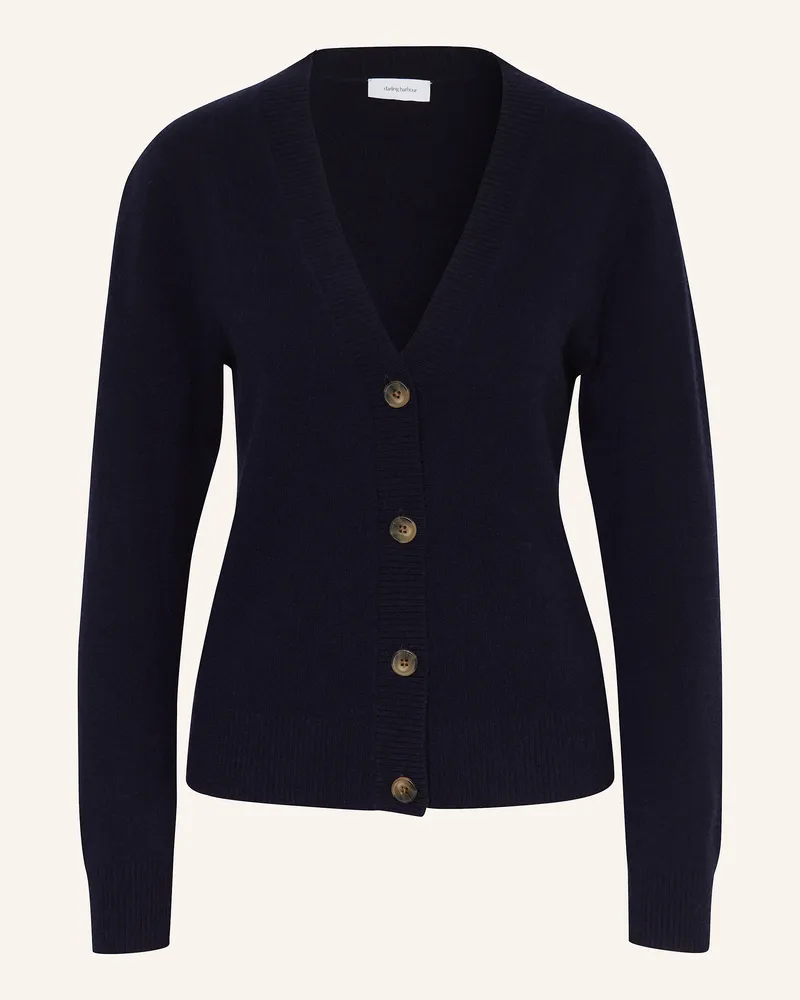 Darling Harbour Strickjacke Aus Cashmere blau Marine