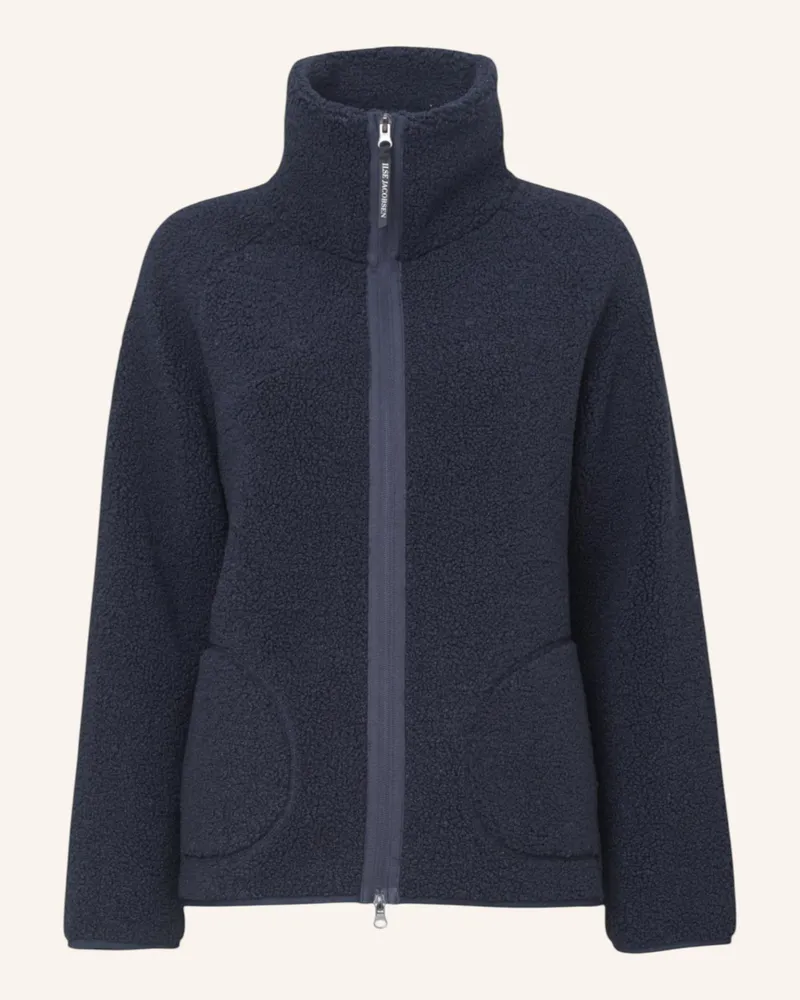 Ilse Jacobsen Fleecejacke bondedpile01 blau Dunkelblau