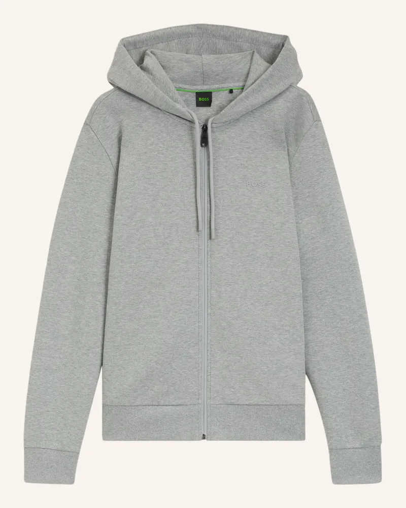 HUGO BOSS Sweatshirt SAGGY Regular Fit Silber