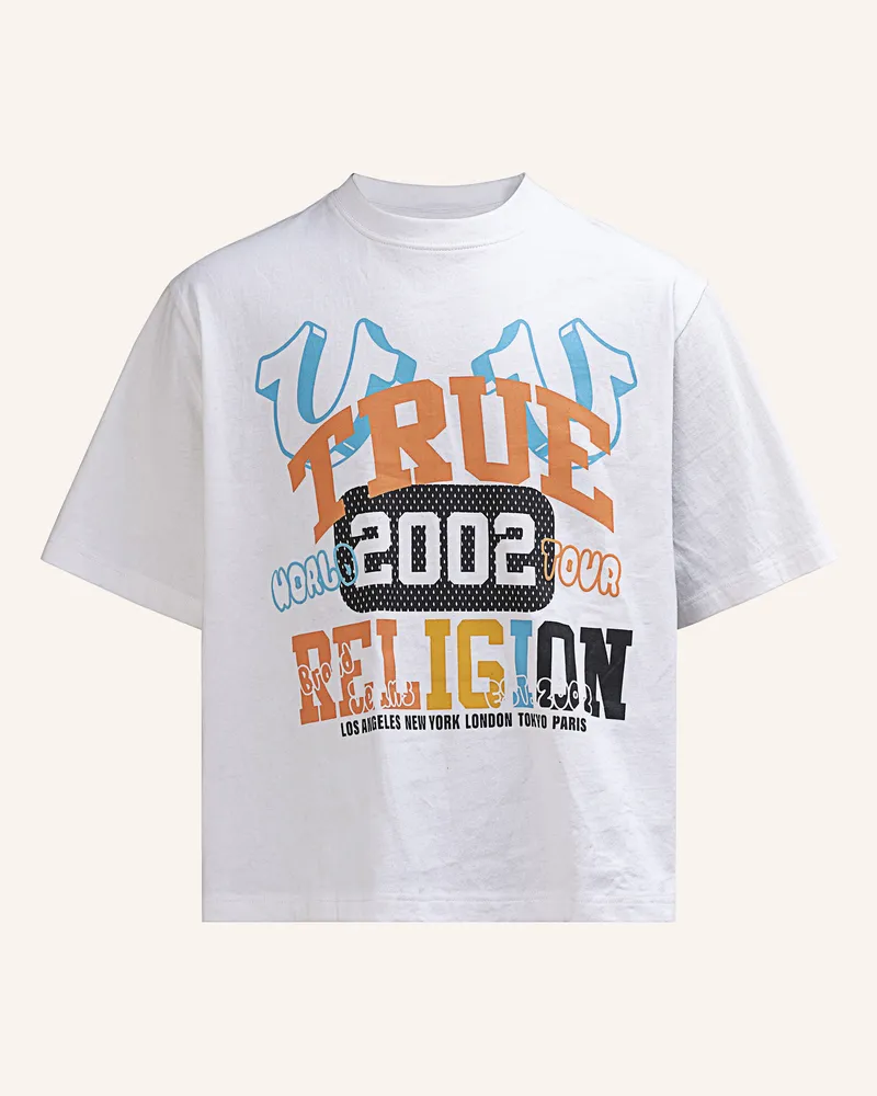True Religion T-Shirt University weiss Weiss