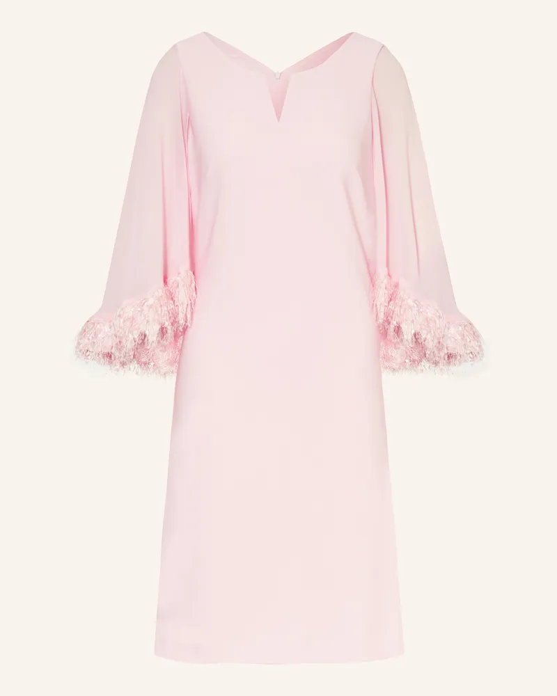 Joseph Ribkoff Cocktailkleid mit Pailletten Hellrosa
