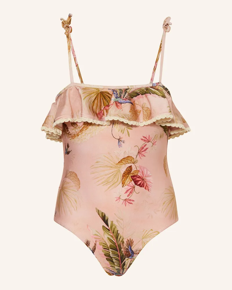 Zimmermann Badeanzug RHIANNON Roségold