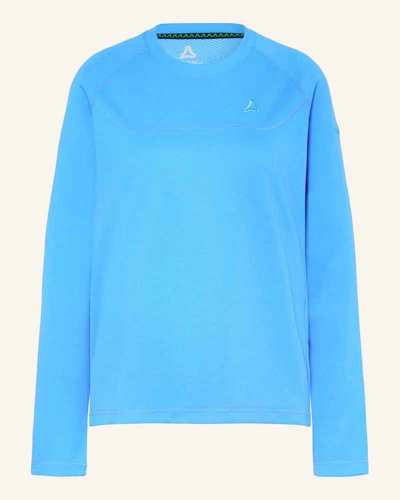 Schöffel Longsleeve Smue blau Neonblau