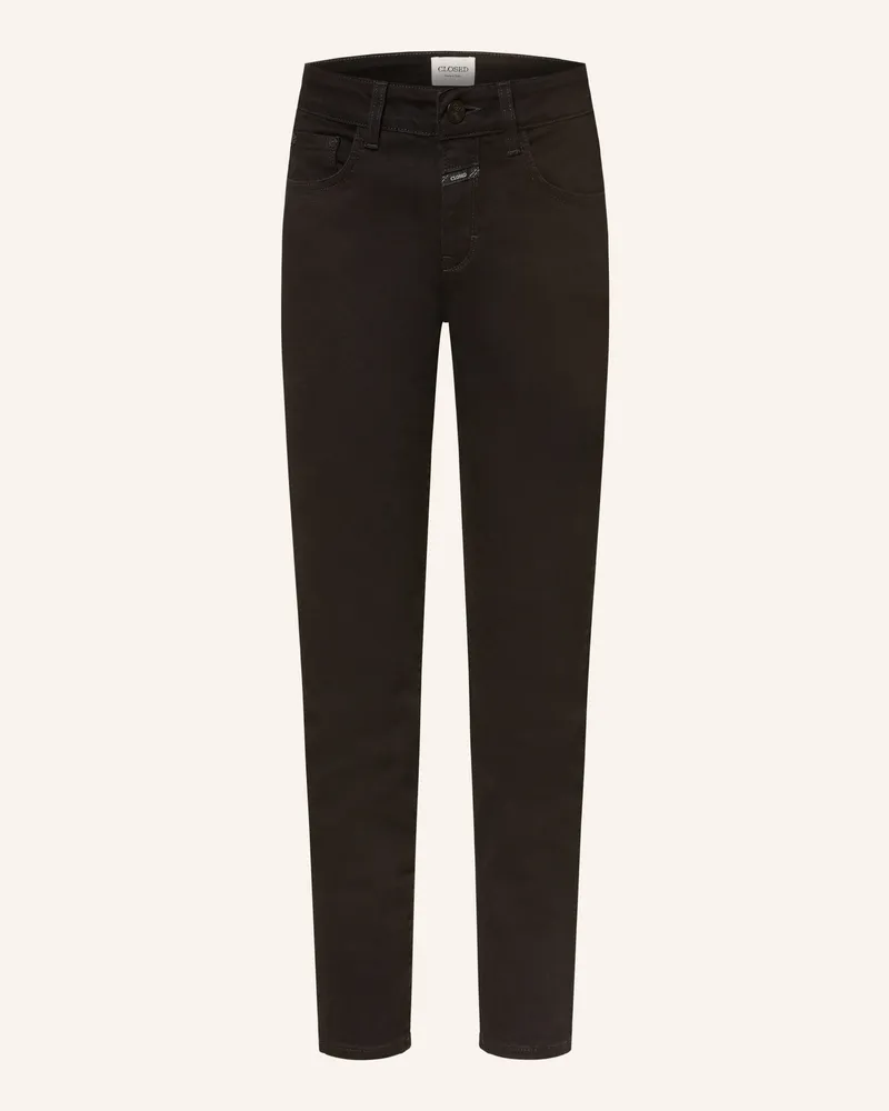 Closed Cropped Jeans Baker schwarz 100