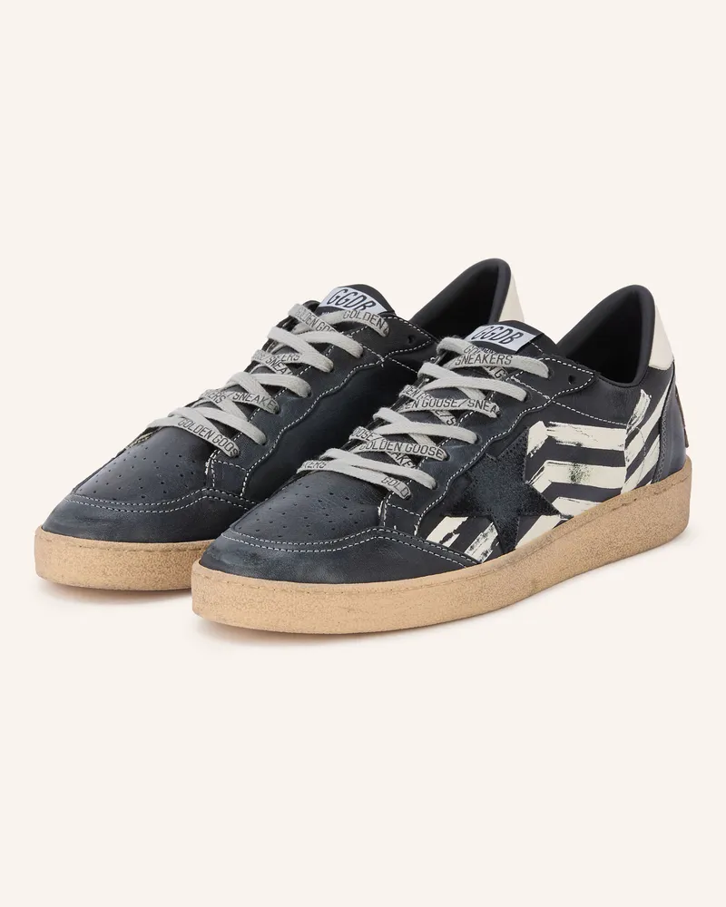 Golden Goose Sneaker Ball Star schwarz Schwarz