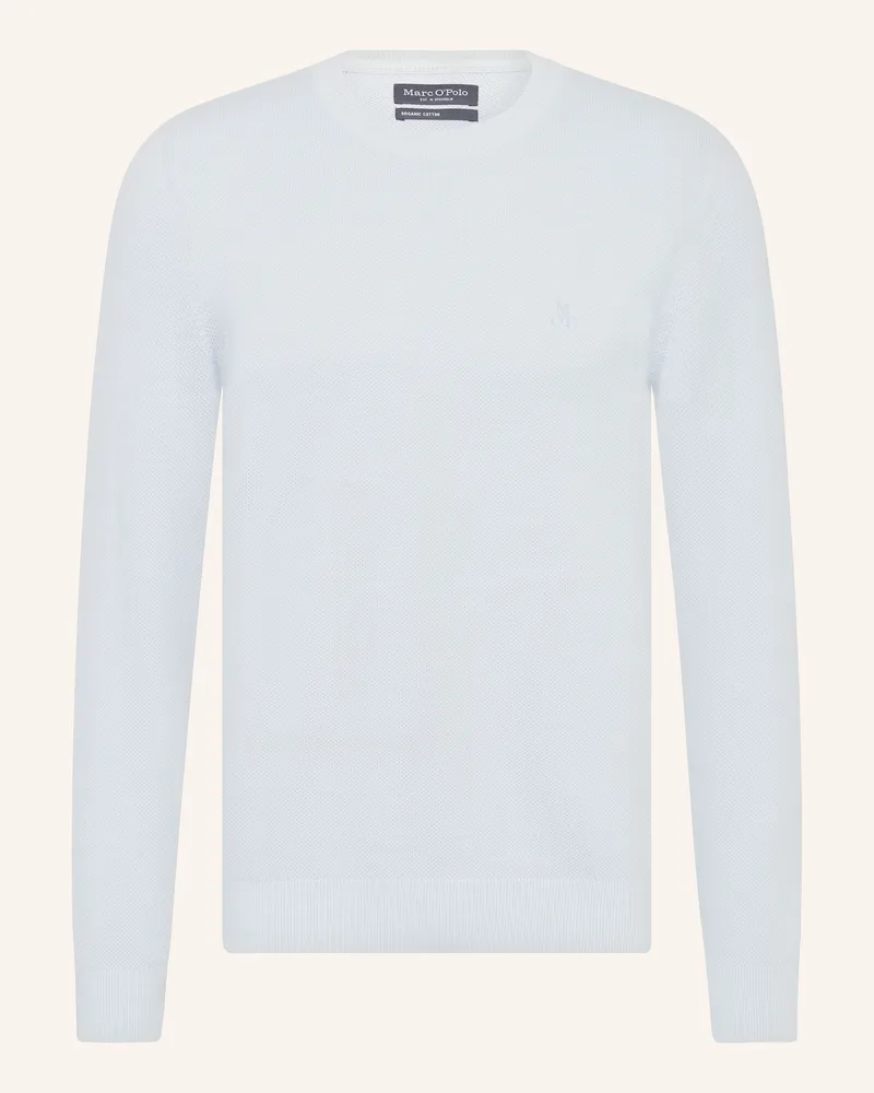 Marc O'Polo Piqué-Pullover Hellblau