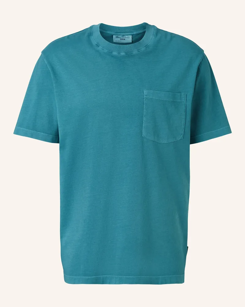 Marc O'Polo T-Shirt Dunkelgrün