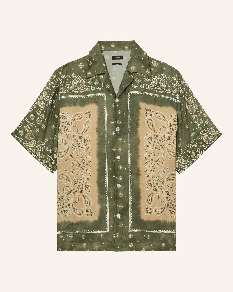 Reiss Resorthemd Vicente Relaxed Fit gruen Oliv
