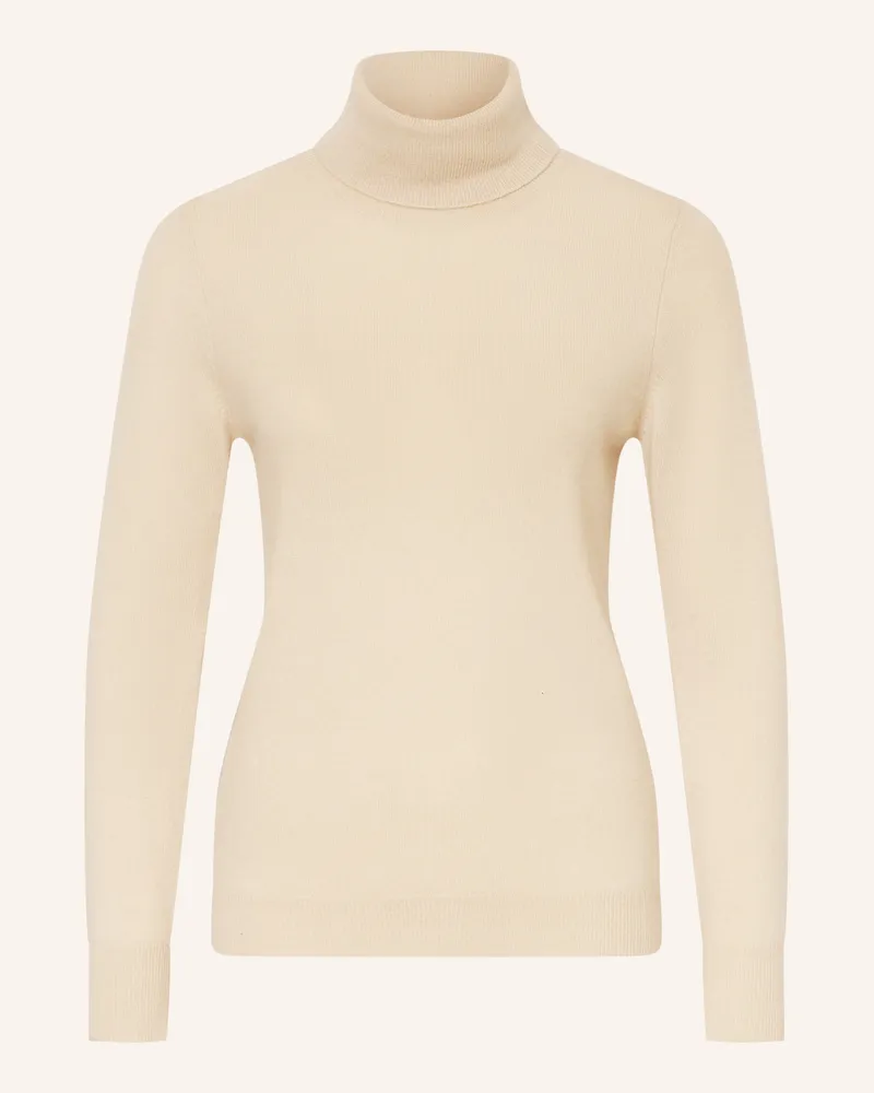 lilienfels Rollkragenpullover Aus Cashmere weiss Creme