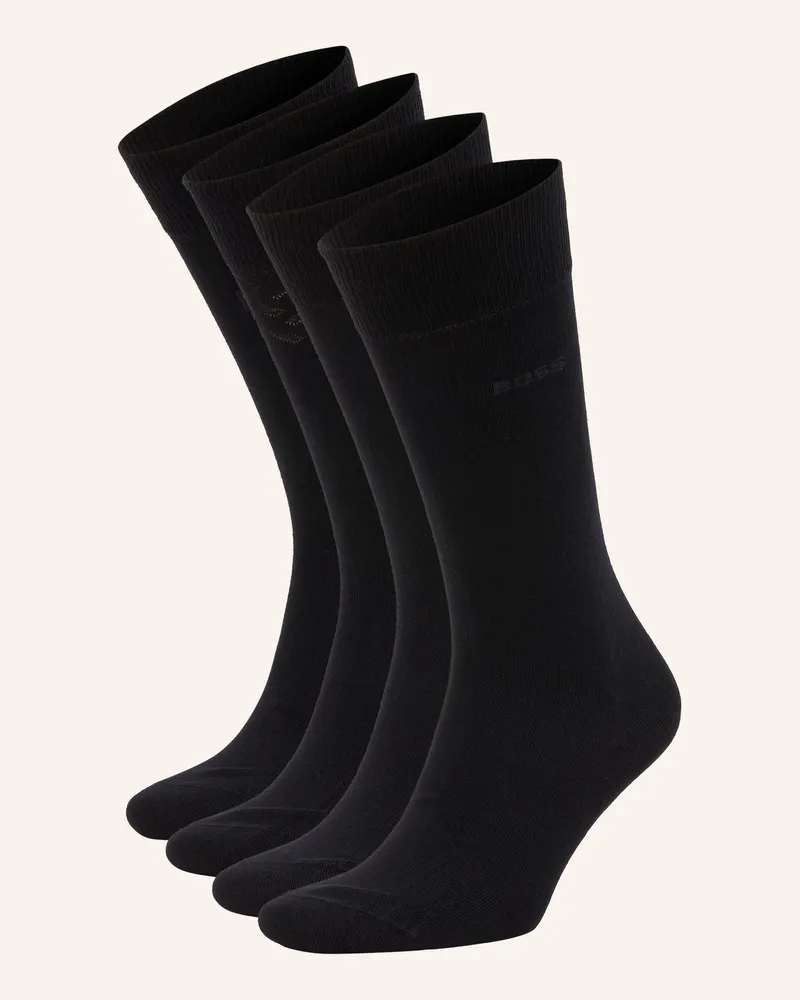 HUGO BOSS 4er-Pack Socken Schwarz