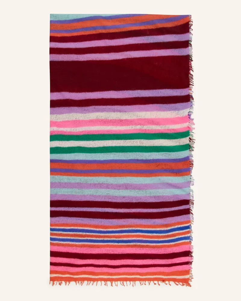 Puschoen Cashmere-Schal RAINBOW Neonpink