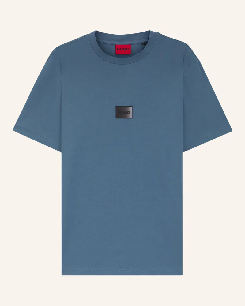 HUGO BOSS T-Shirt Danotie Regular Fit blau Blau