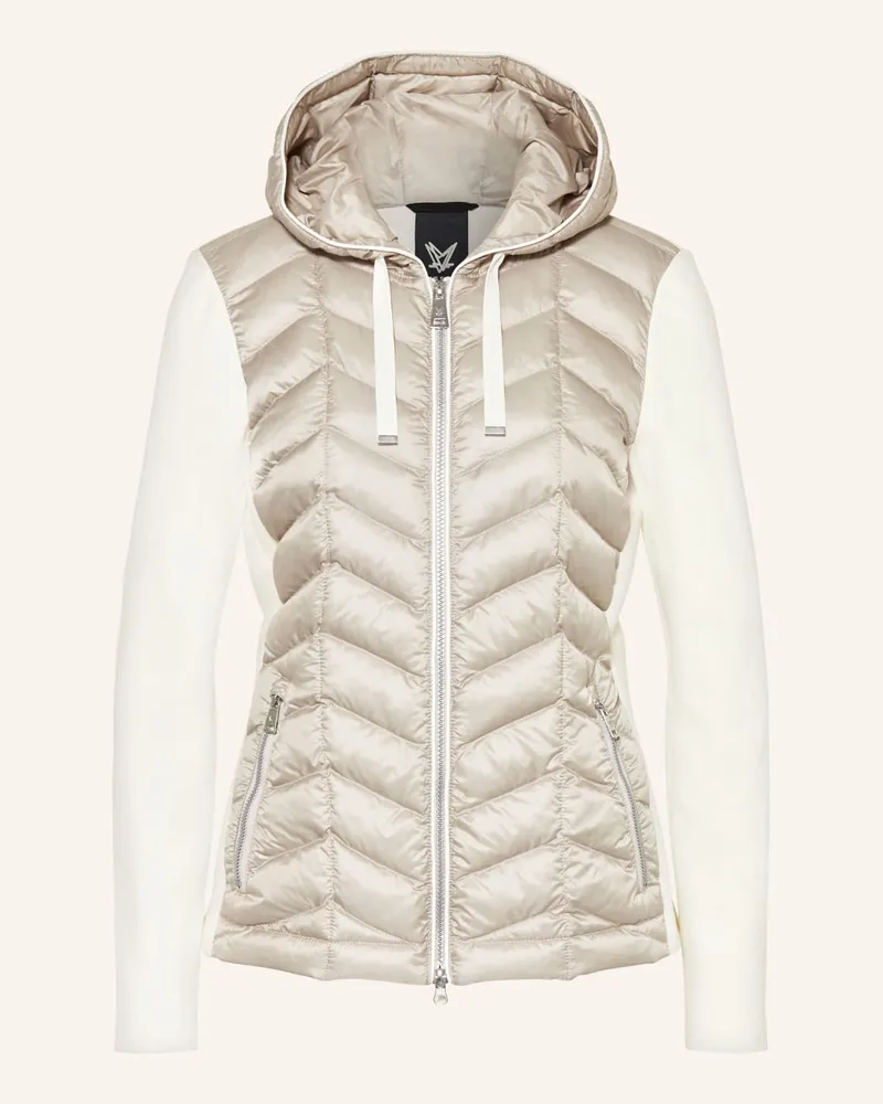 Fuchs Schmitt Jacke im Materialmix Beige