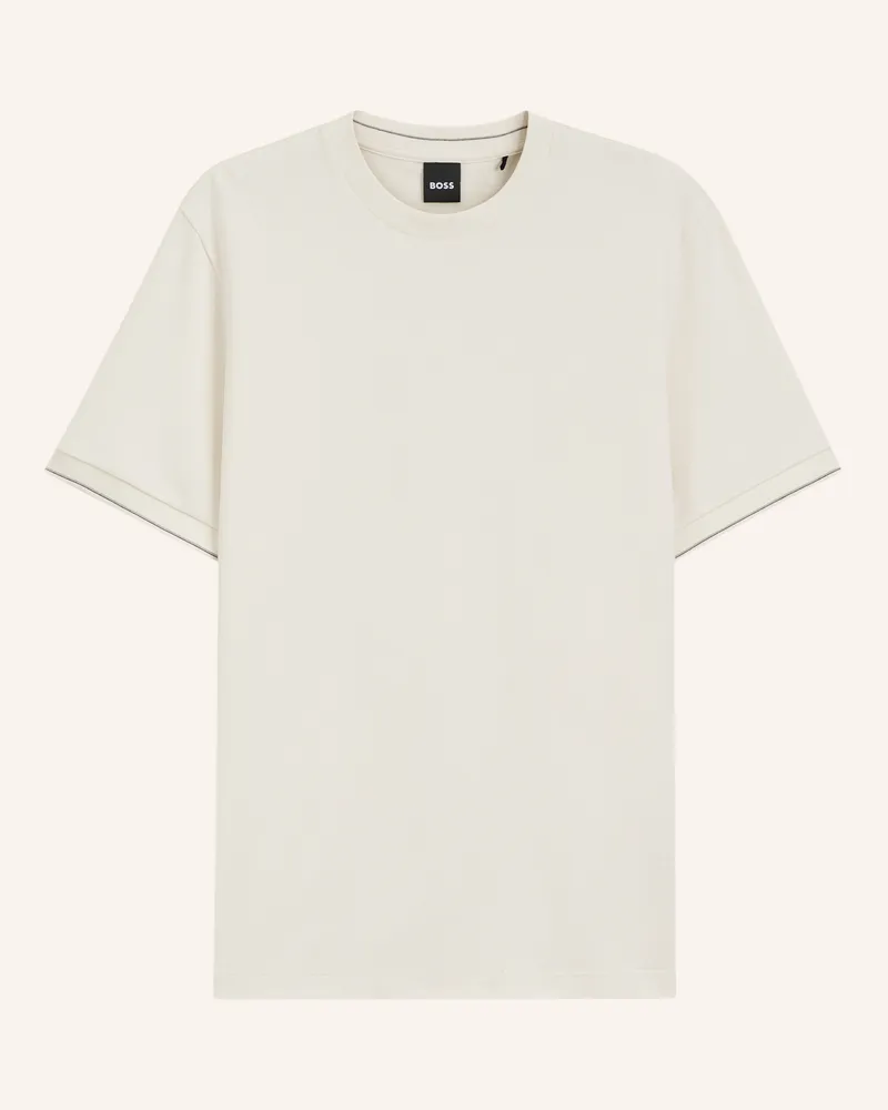 HUGO BOSS T-Shirt C-Taut 90 Regular Fit beige Weiss