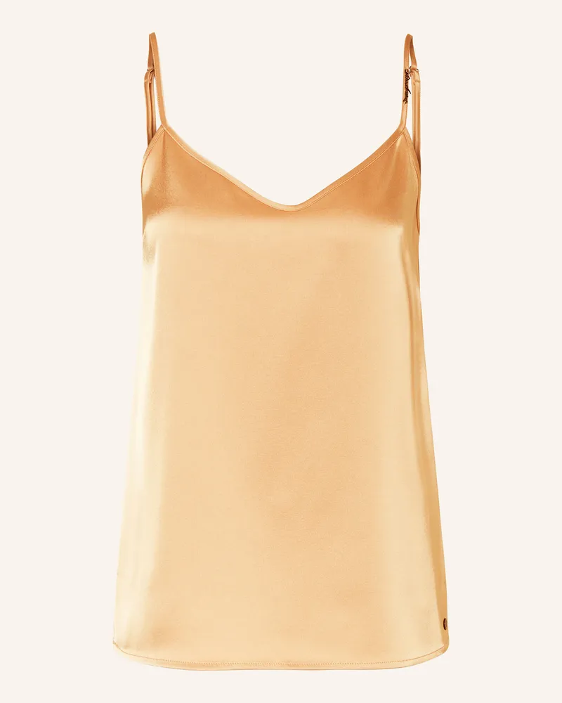 Marc Cain Satintop braun Cognac