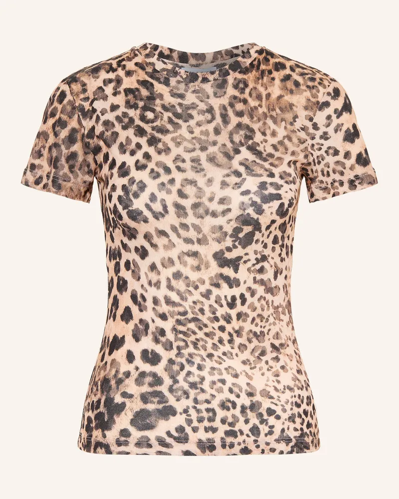 Mrs & HUGS T-Shirt braun Camel