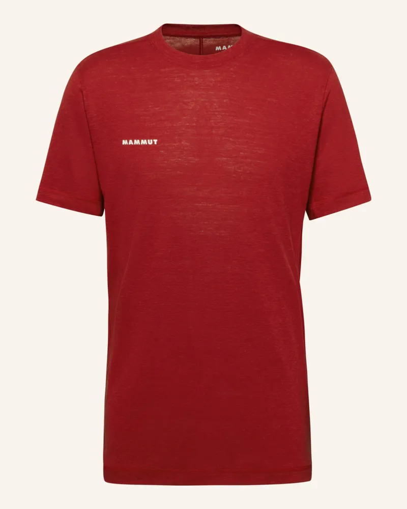 Mammut Funktionsshirt Massone Light rot Rot