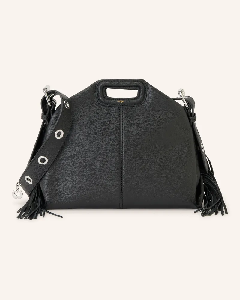 Maje Schultertasche schwarz Schwarz