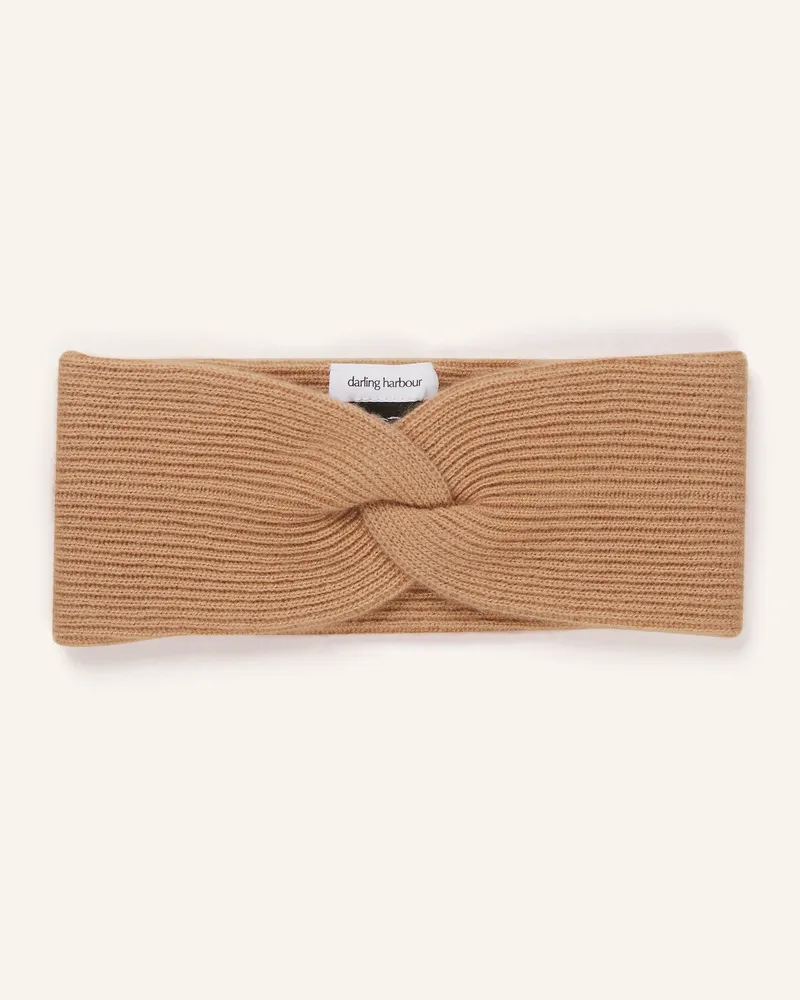 Darling Harbour Stirnband aus Cashmere Camel
