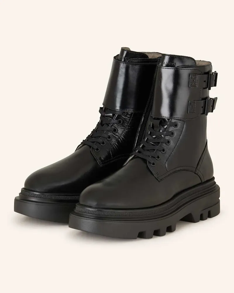 AllSaints Schnürboots ZOE - SCHWARZ Schwarz