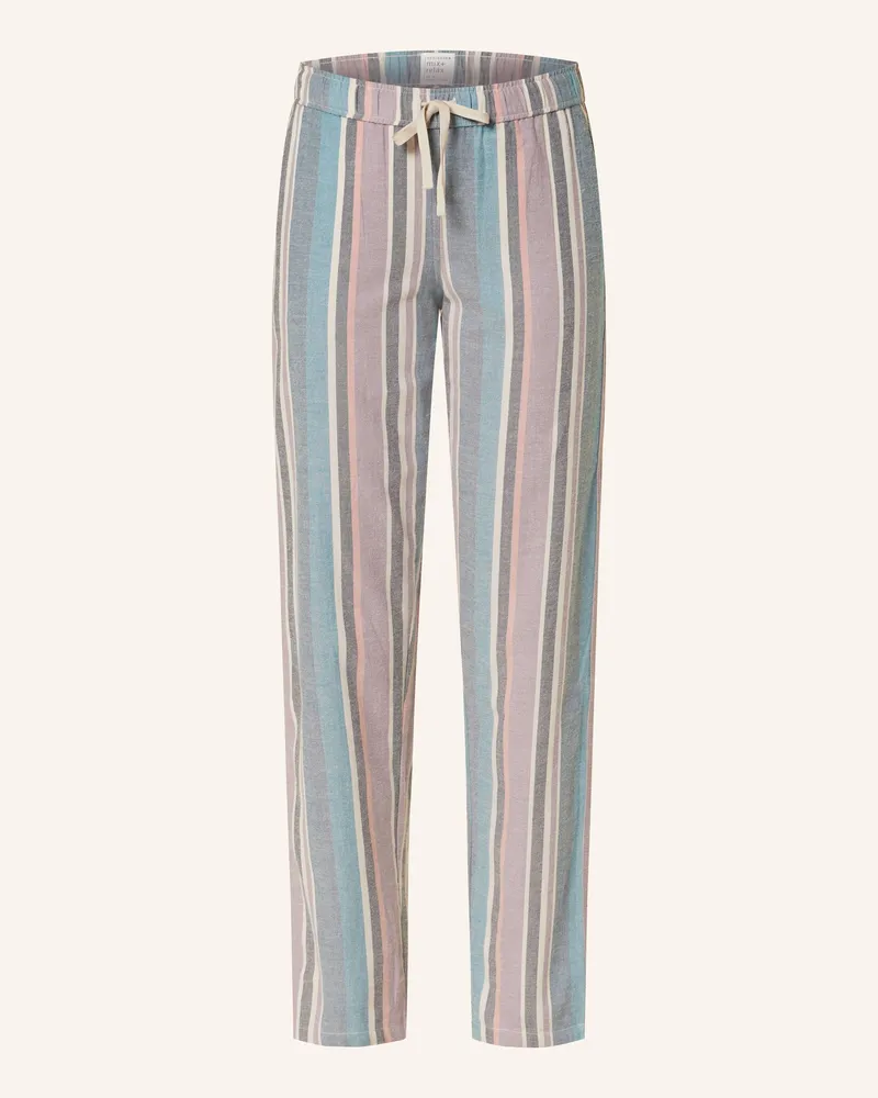 Schiesser Schlafhose MIX+RELAX aus Flanell Helllila