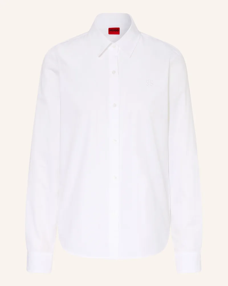 HUGO BOSS Hemdbluse The Essential Shirt weiss Weiss