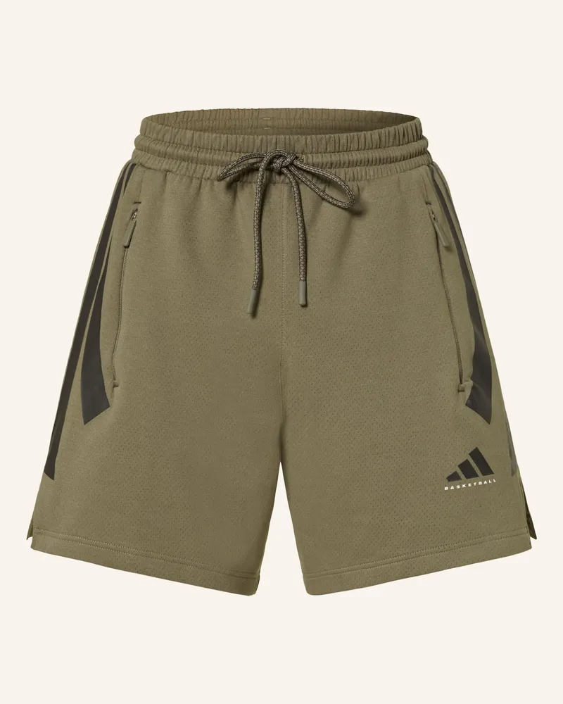 adidas Basketballshorts BASKETBALL SPACER Khaki