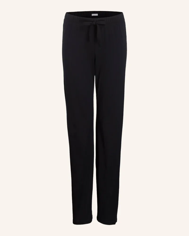 Hanro Schlafhose COTTON DELUXE Schwarz
