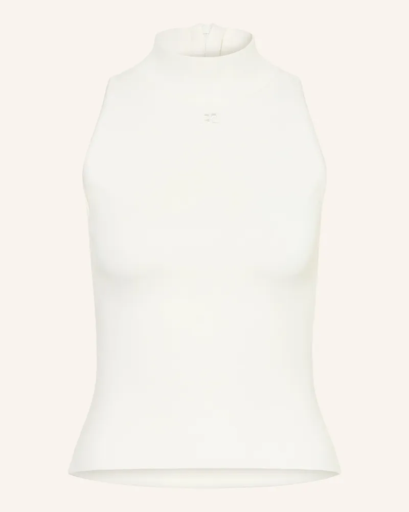 Courrèges Top weiss Weiss