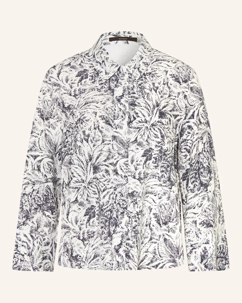 windsor. Hemdbluse blau Weiss