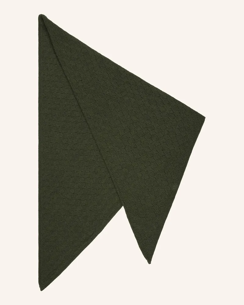 Johann & Johanna Dreieckstuch gruen Oliv