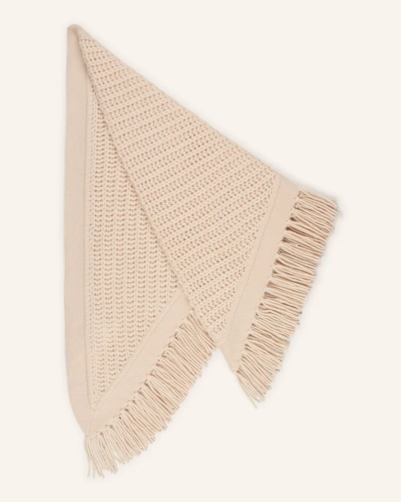 hemisphere Dreieckstuch Mit Cashmere beige Beige