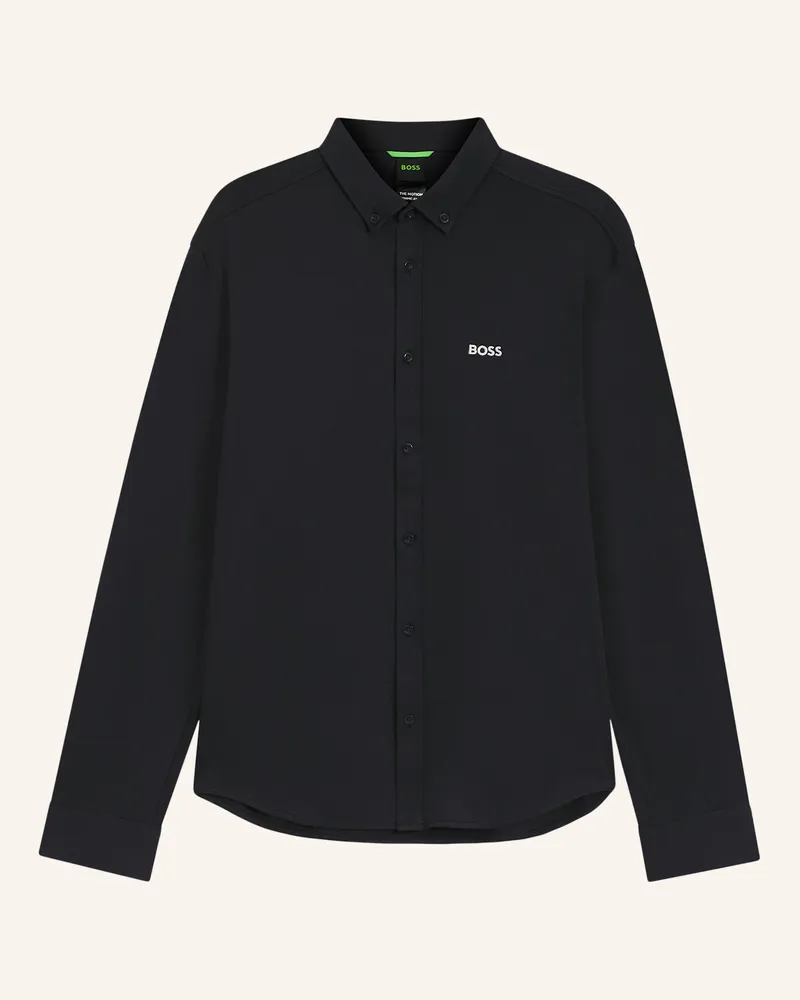 HUGO BOSS Shirt St_Motion L Regular Fit schwarz Schwarz