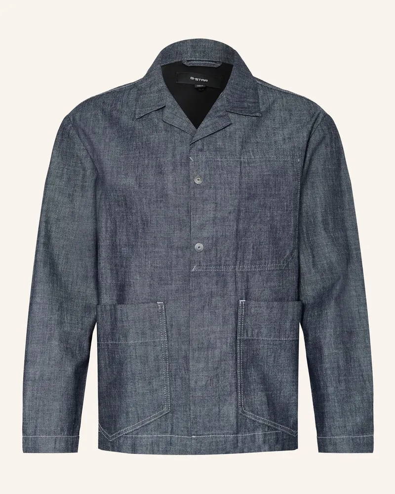 G-STAR RAW Jeans-Overshirt Marseille blau Dunkelblau