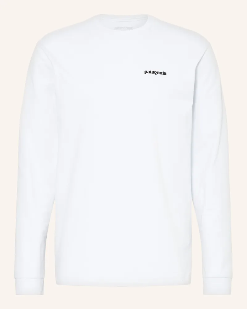 Patagonia Longsleeve P-6 weiss Weiss