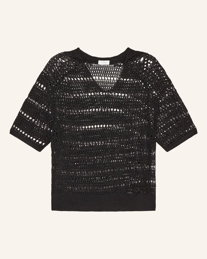 Darling Harbour Häkelshirt Black