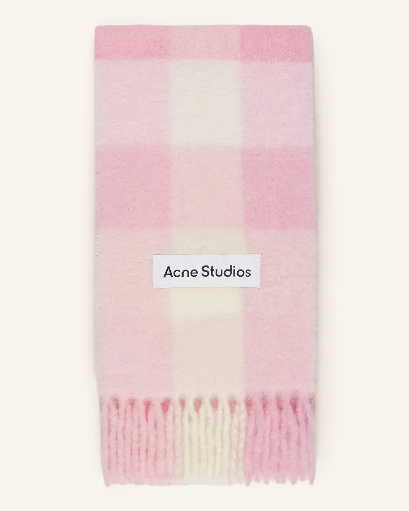 Acne Studios Schal mit Alpaka Rosa