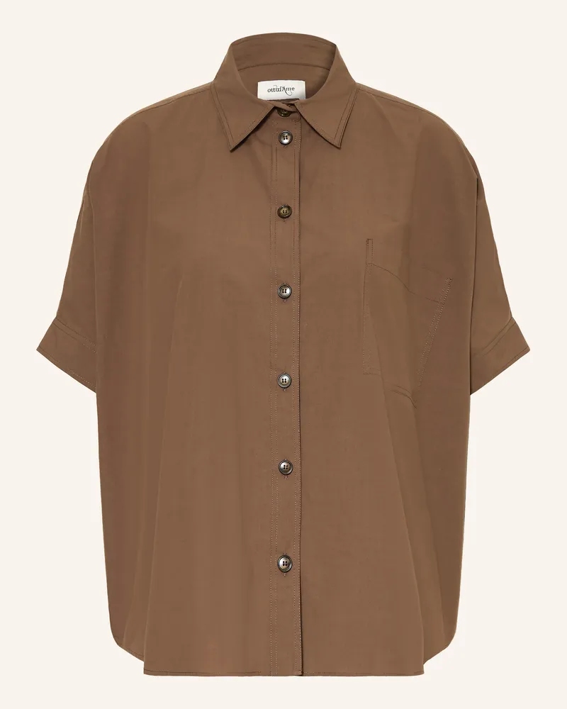 ottod’Ame Hemdbluse braun Braun