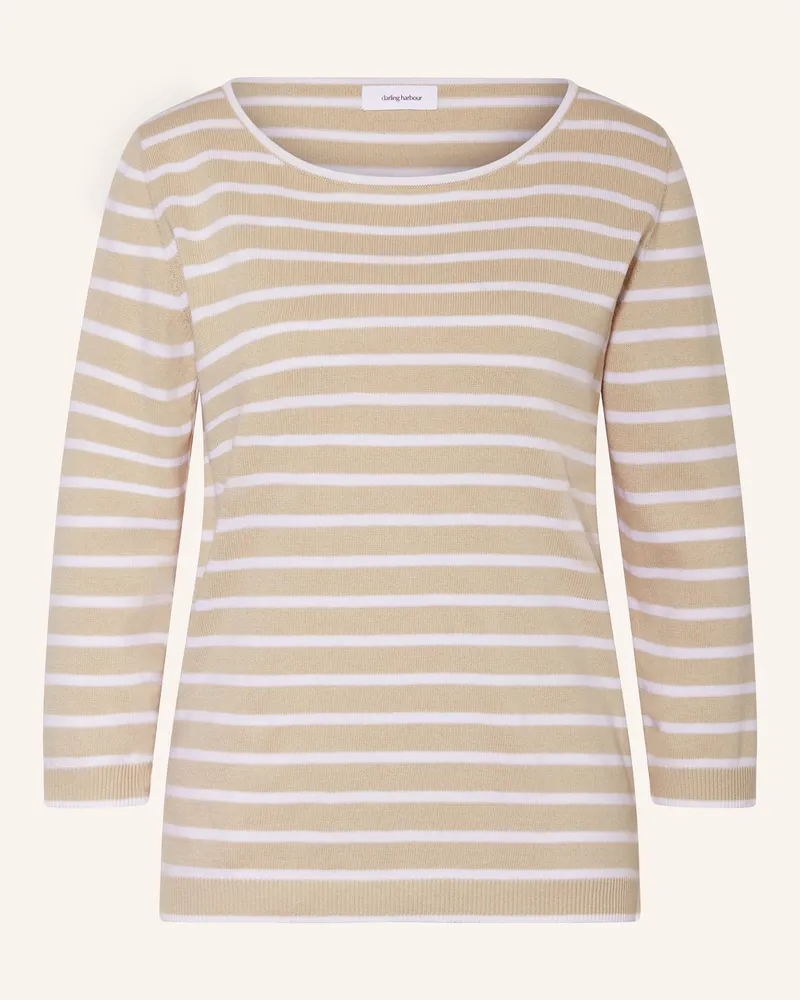 Darling Harbour Pullover mit 3/4-Arm Sand